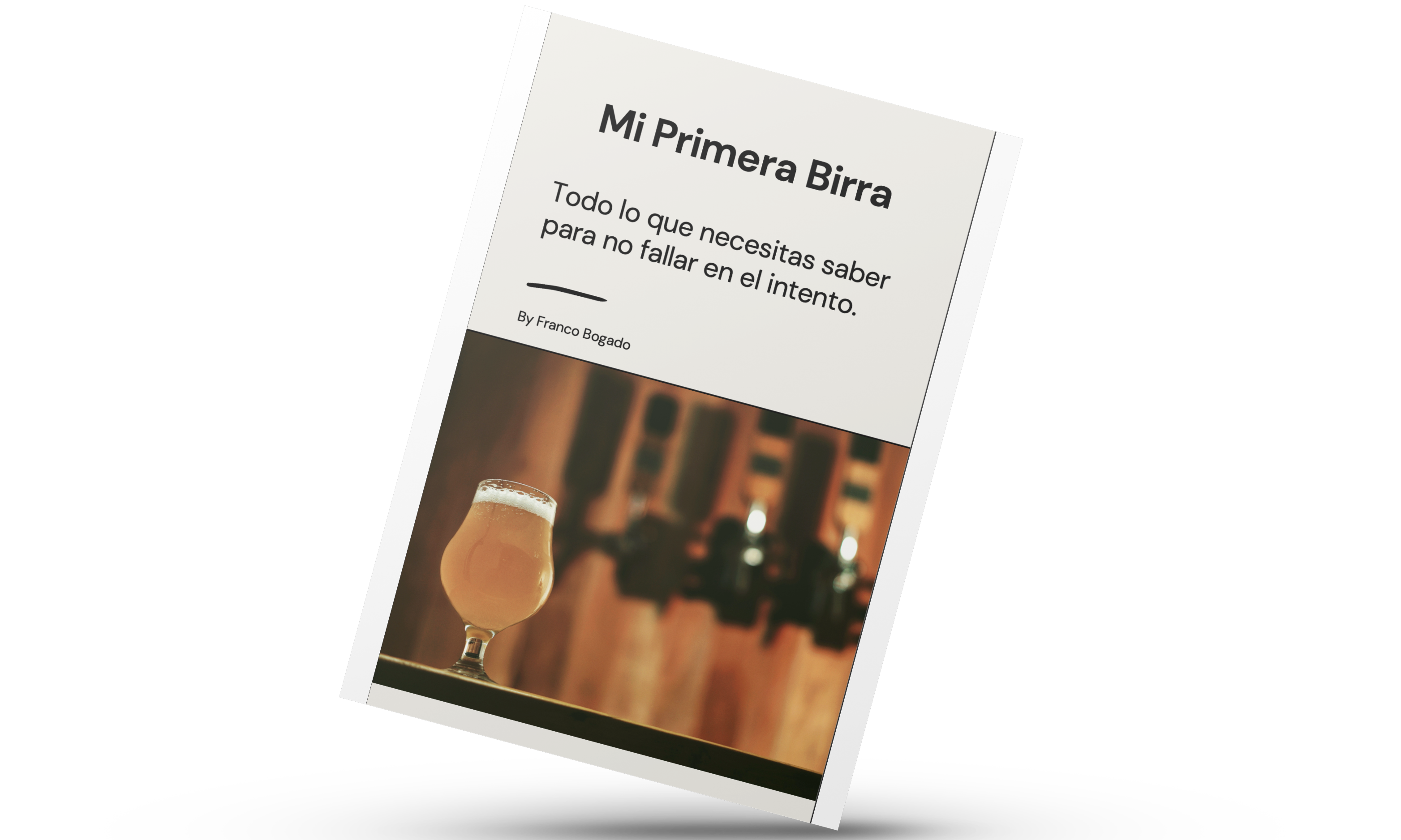 Maestría Cervecera: Mi Primera Birra
